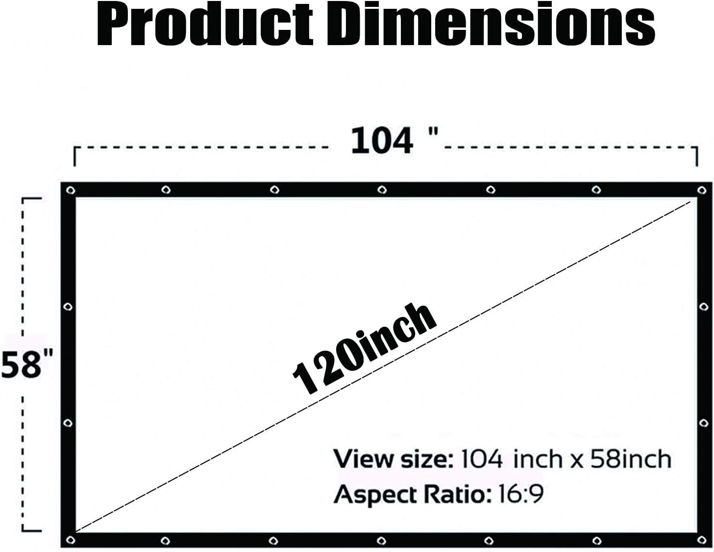 Thumbnail 5 de OWill Pantalla Proyector 120" HD Plegable para Cine 🎥