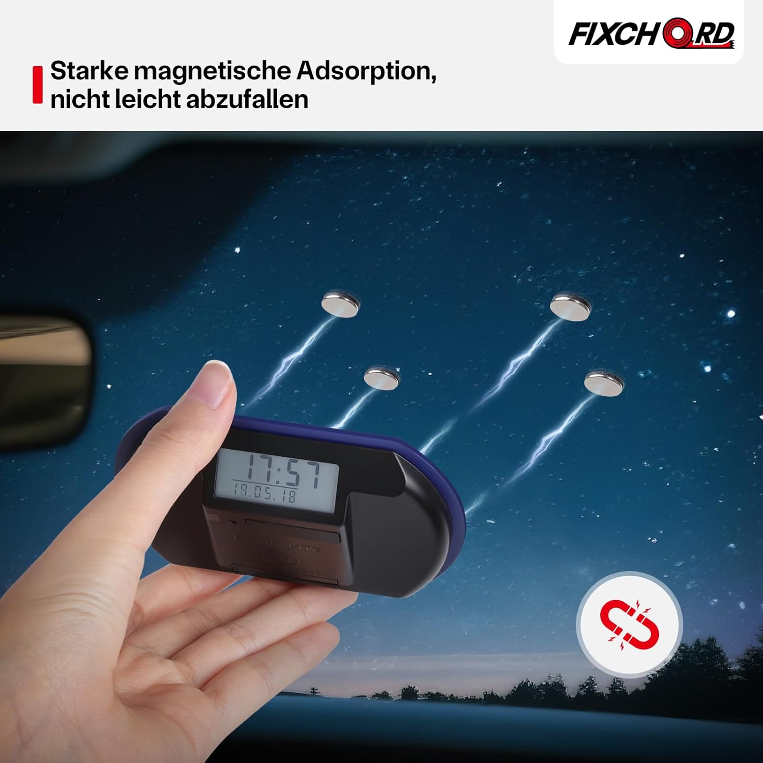 Thumbnail 4 de Elektronische Parkscheibe Klebepads für Needit Park Lite & Co. – 12 Magnet-Ersatz-Klebepads