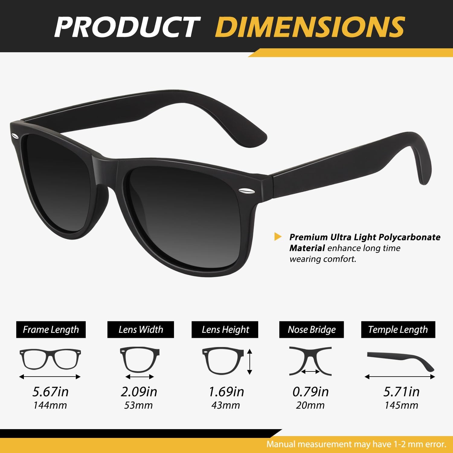 Detalle 1 de LINVO Polarised Sunglasses UV400