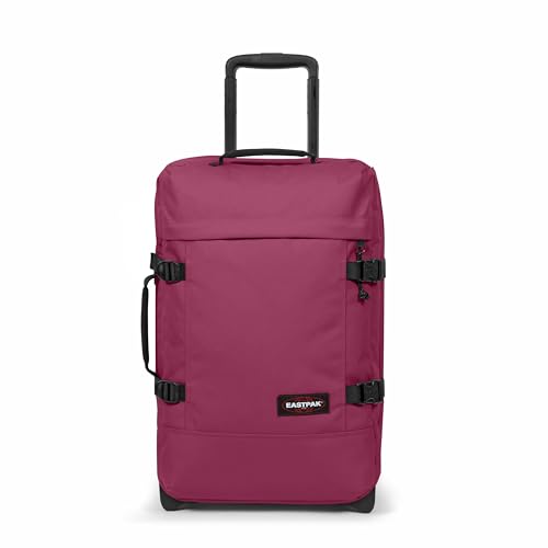 Detalle de Eastpak Tranverz S Valise cabine 42L – Wine Burgundy, à roulettes, 2 compartiments