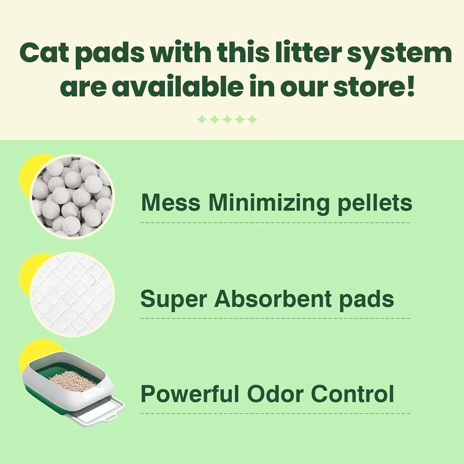Thumbnail 6 de IMMCUTE FSQ-GY-9 Cat Litter Pellets, Zeolite, Unscented, 9 lb