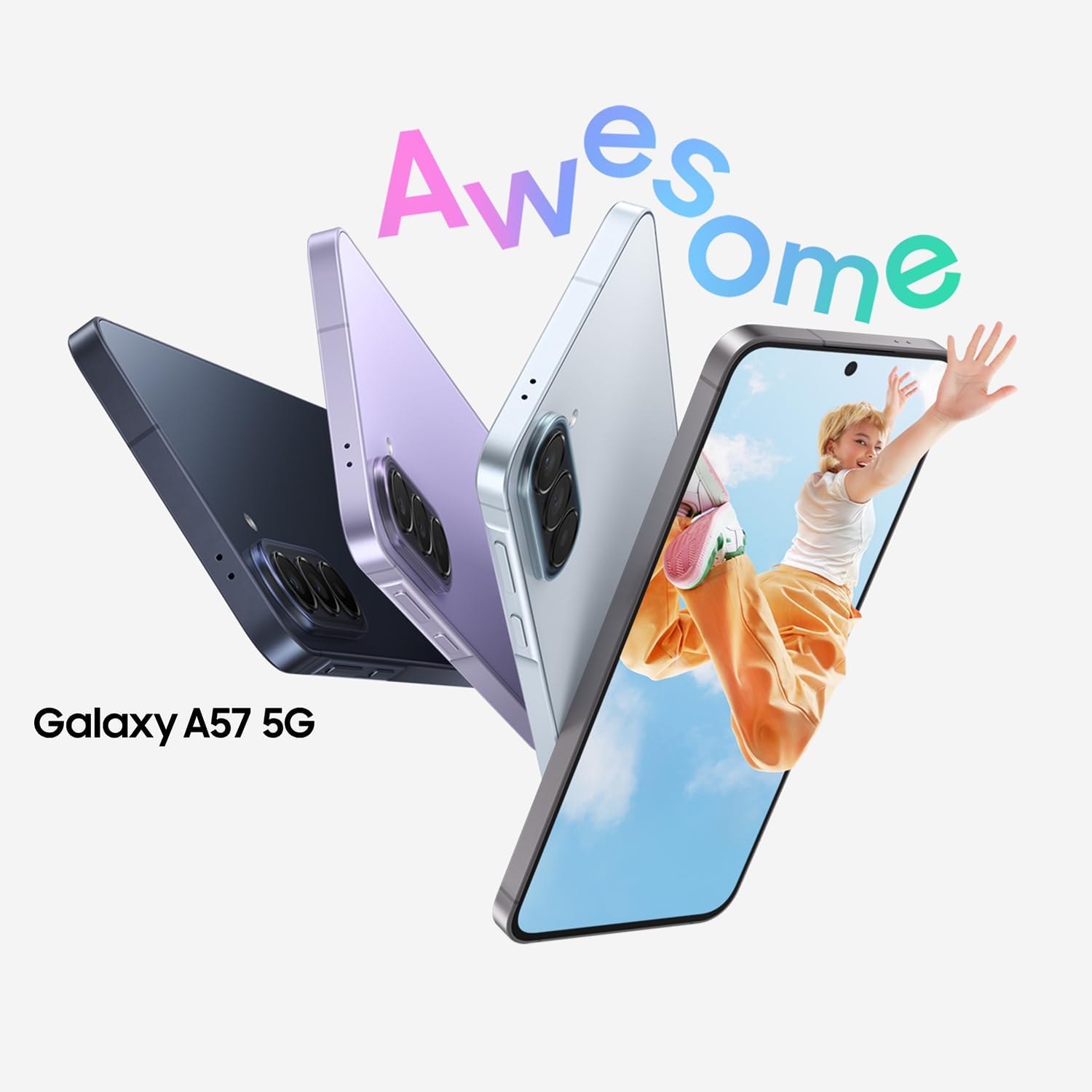Detalle 2 de Samsung Galaxy A57 5G (Awesome Lilac) – schlankes 5G-Smartphone mit 50-MP-Weitwinkel und IP68