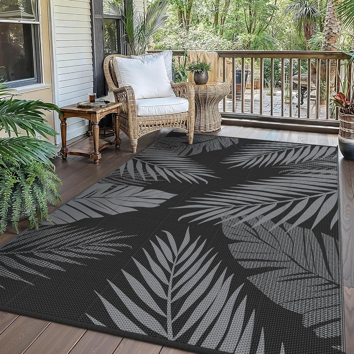 Detalle 2 de GENIMO Alfombra Reversible para Exterior 🌿 150x240 cm