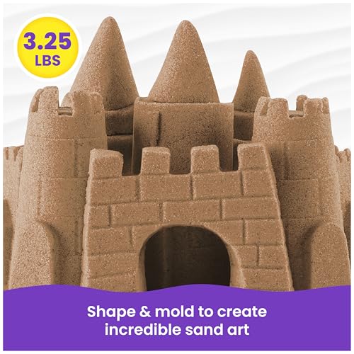 Detalle de Kinetic Sand 3.25lb Beach Sand Amazon Exclusive – Sensory Toys for Ages 3+