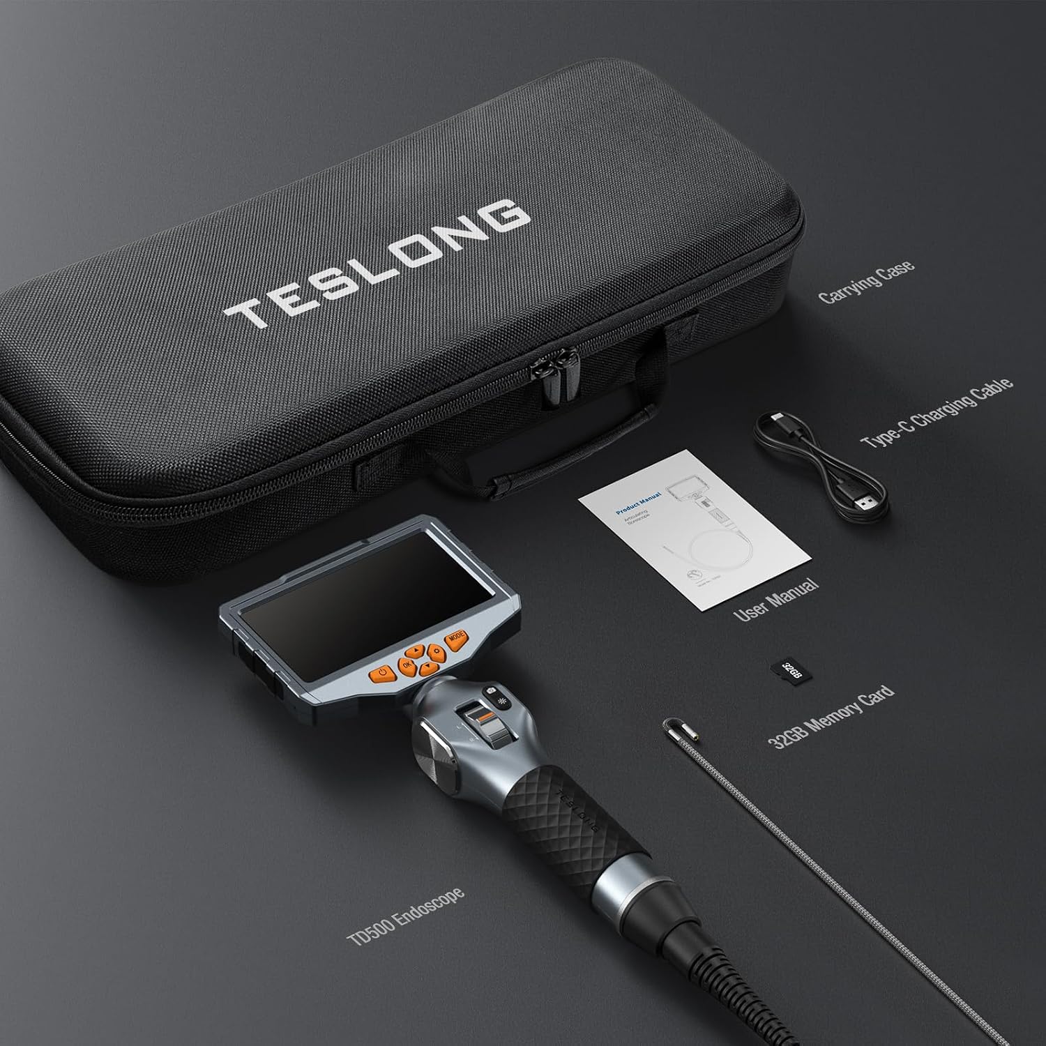 Thumbnail 5 de Teslong 3.9mm Articulating Inspection Camera 5-inch