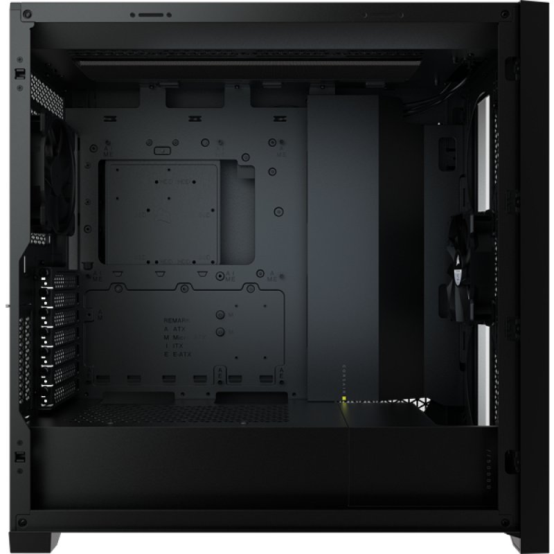 Thumbnail 2 de Corsair 5000D Airflow torre ATX semitorre negra con dos ventiladores AirGuide