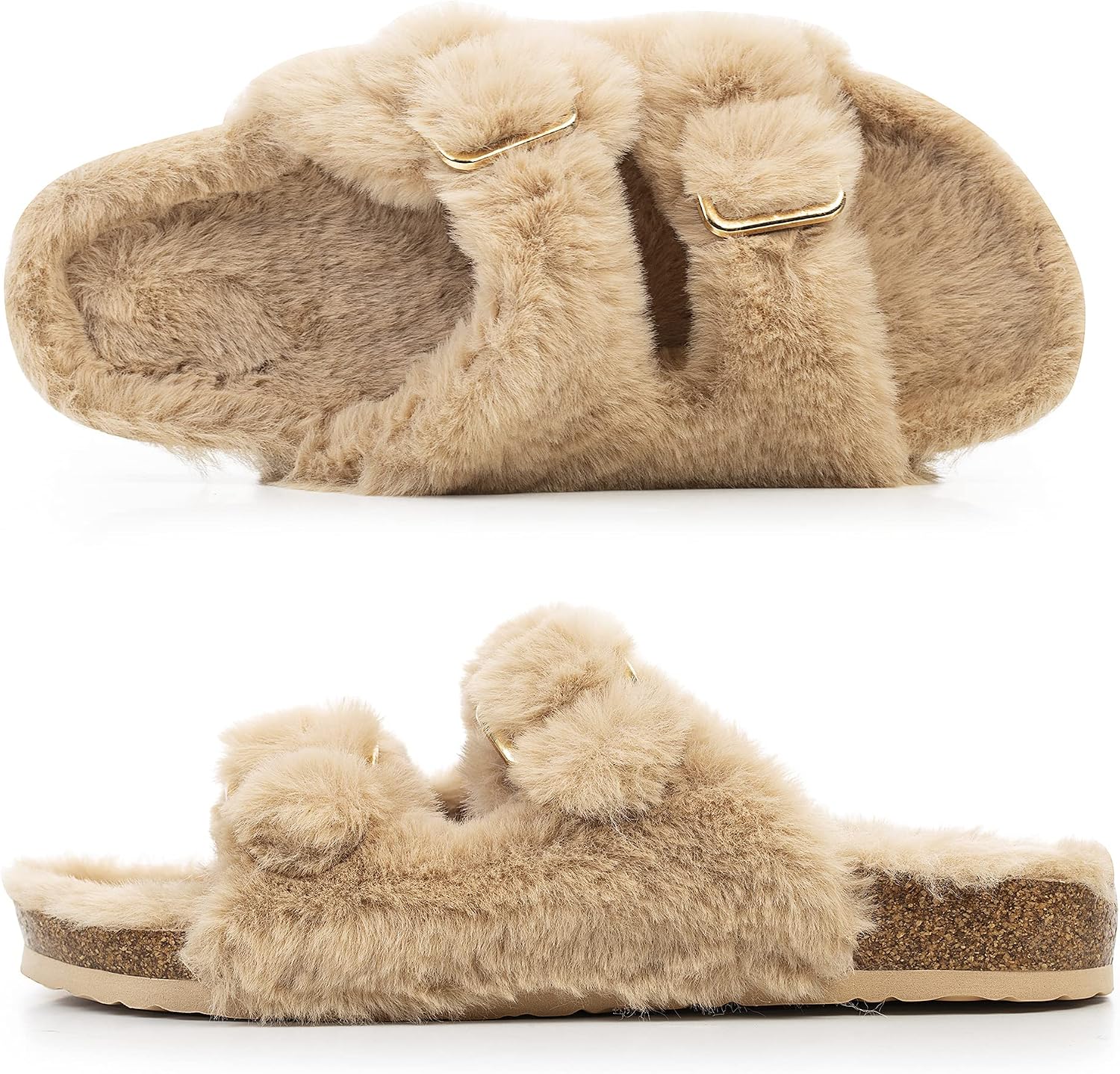 Detalle 2 de FITORY Women's Slippers with Faux Fur