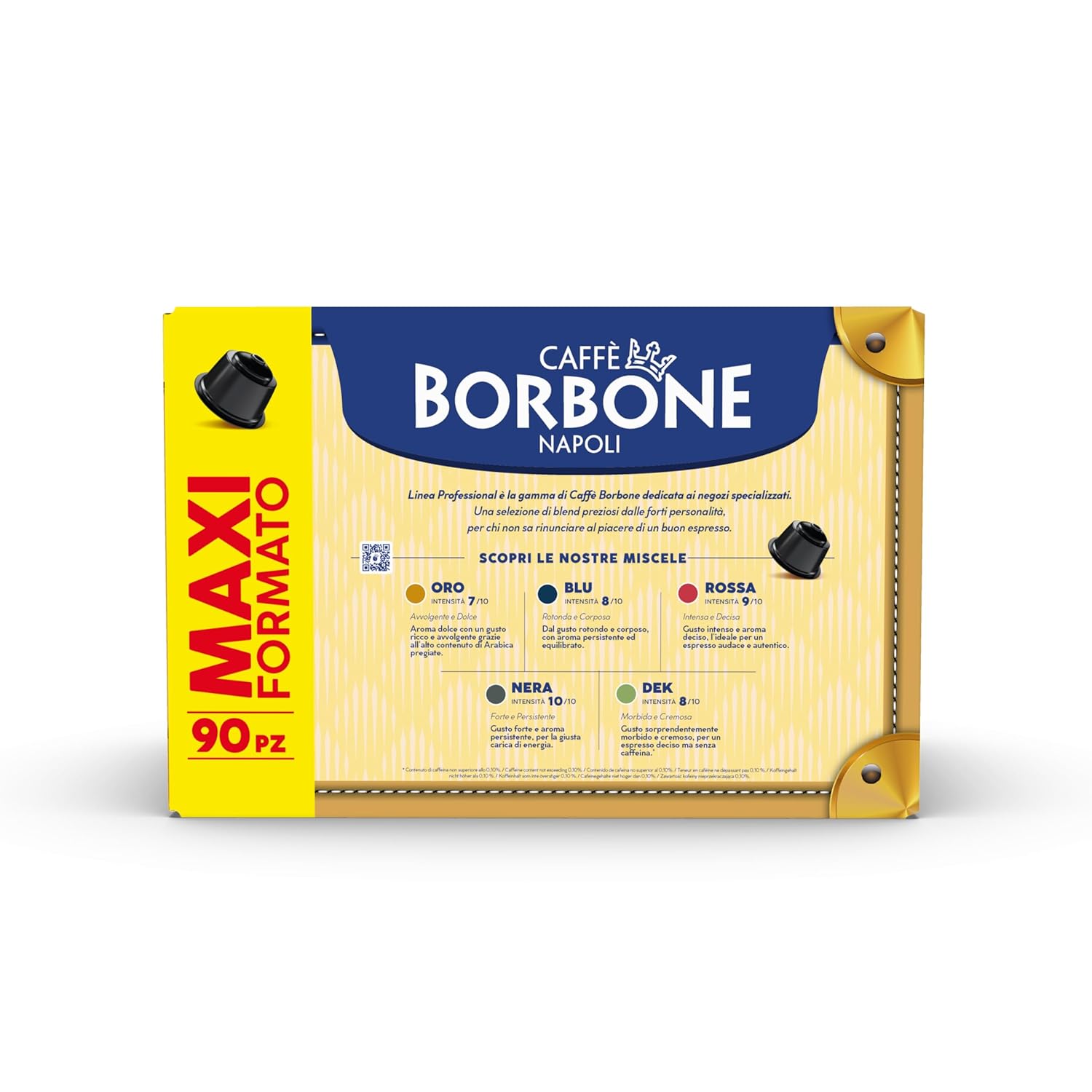 Thumbnail 4 de Caffè Borbone Blaue Kaffeemischung – 90 Kapseln, kompatibel mit Nescafé Dolce Gusto