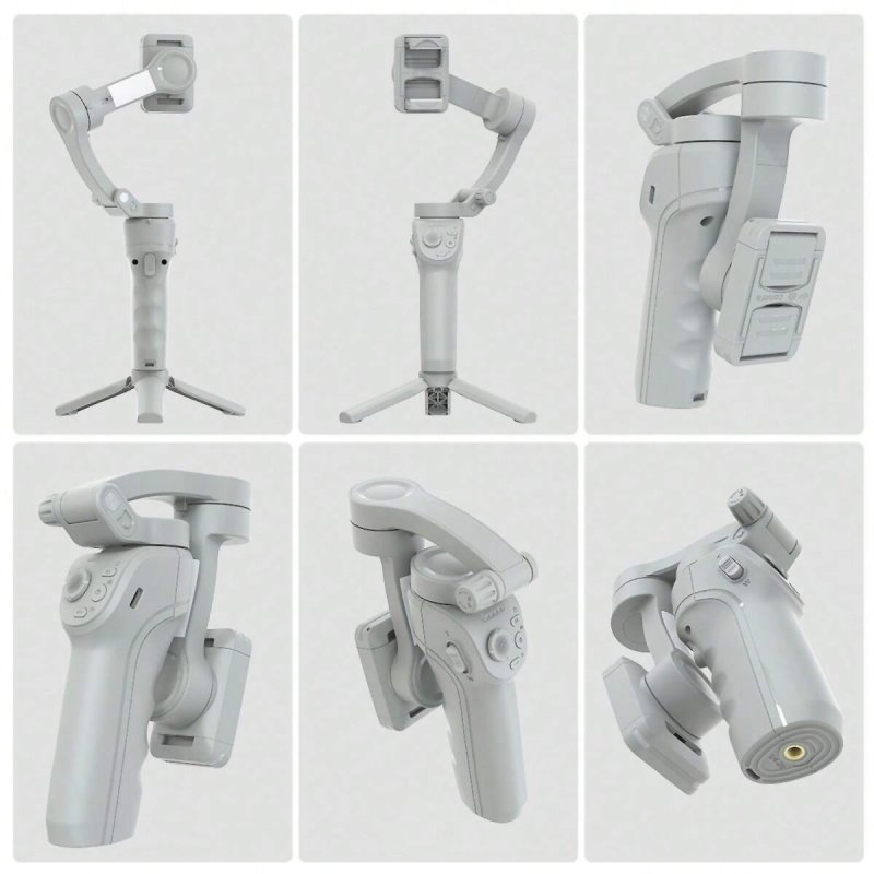 Thumbnail 1 de Klack M01 Estabilizador gimbal 3 ejes con luz de relleno