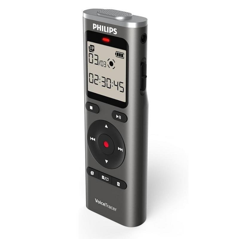 Detalle 2 de Philips DVT1170, grabadora digital de 8 GB con micrófono 360° y USB
