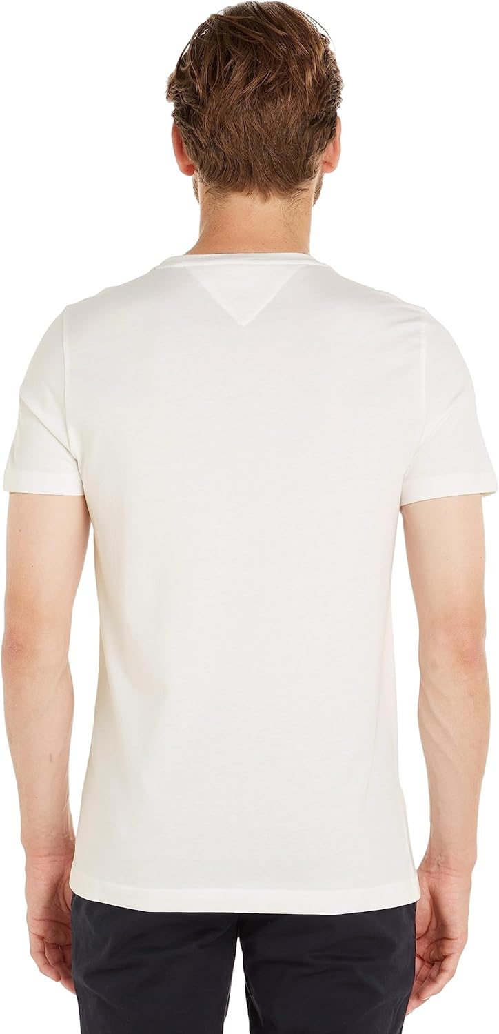 Thumbnail 1 de Tommy Hilfiger Herren T-Shirt Kurzarm Core Tommy Logo (Rundhalsausschnitt) aus Bio-Baumwolle
