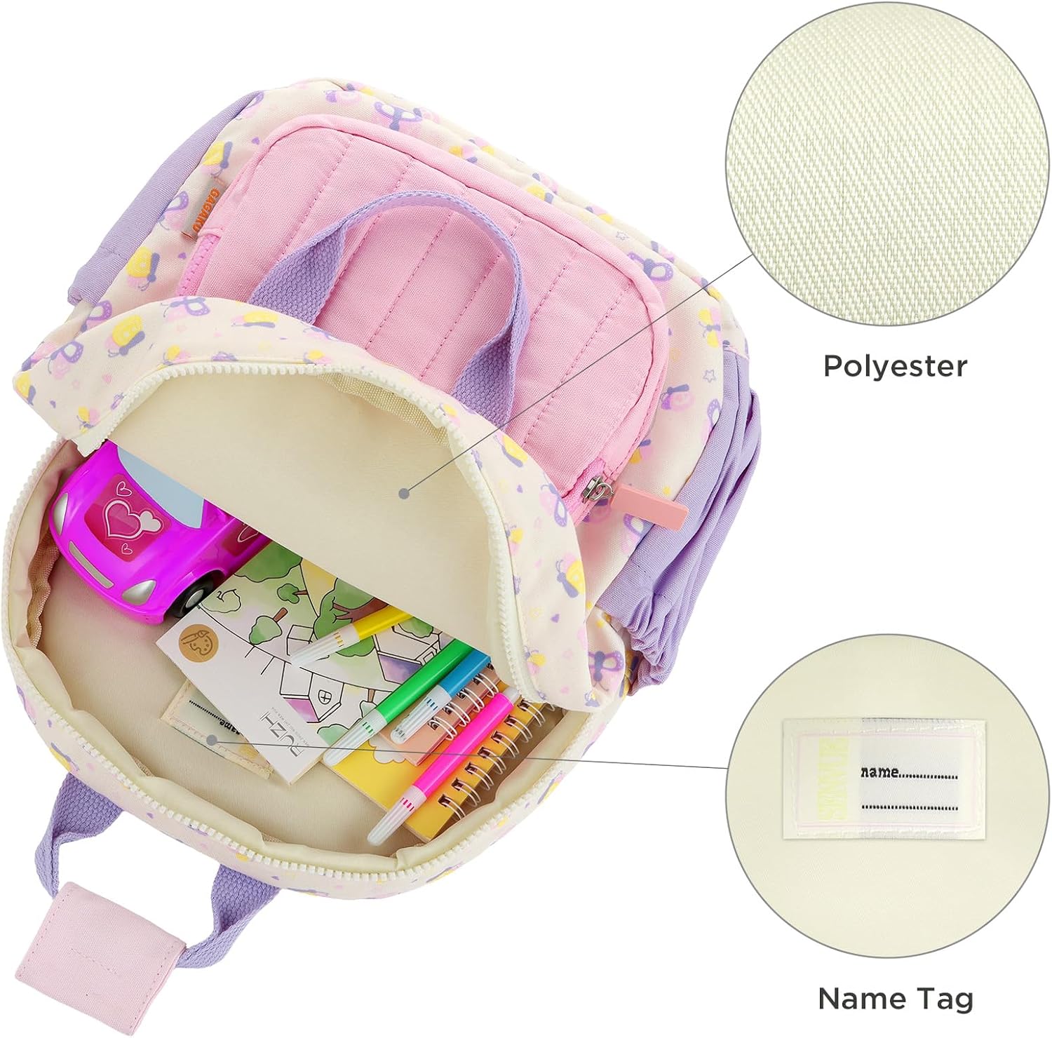 Thumbnail 3 de GAGAKU Kinderrucksack Schmetterling 0,75 lbs