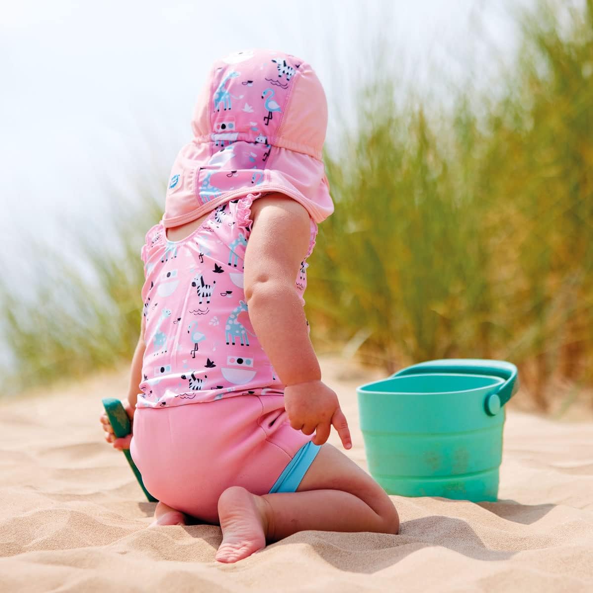 Detalle de Splash About Unisex Baby Legionnaire Hat: UPF 50+ sun protection for kids