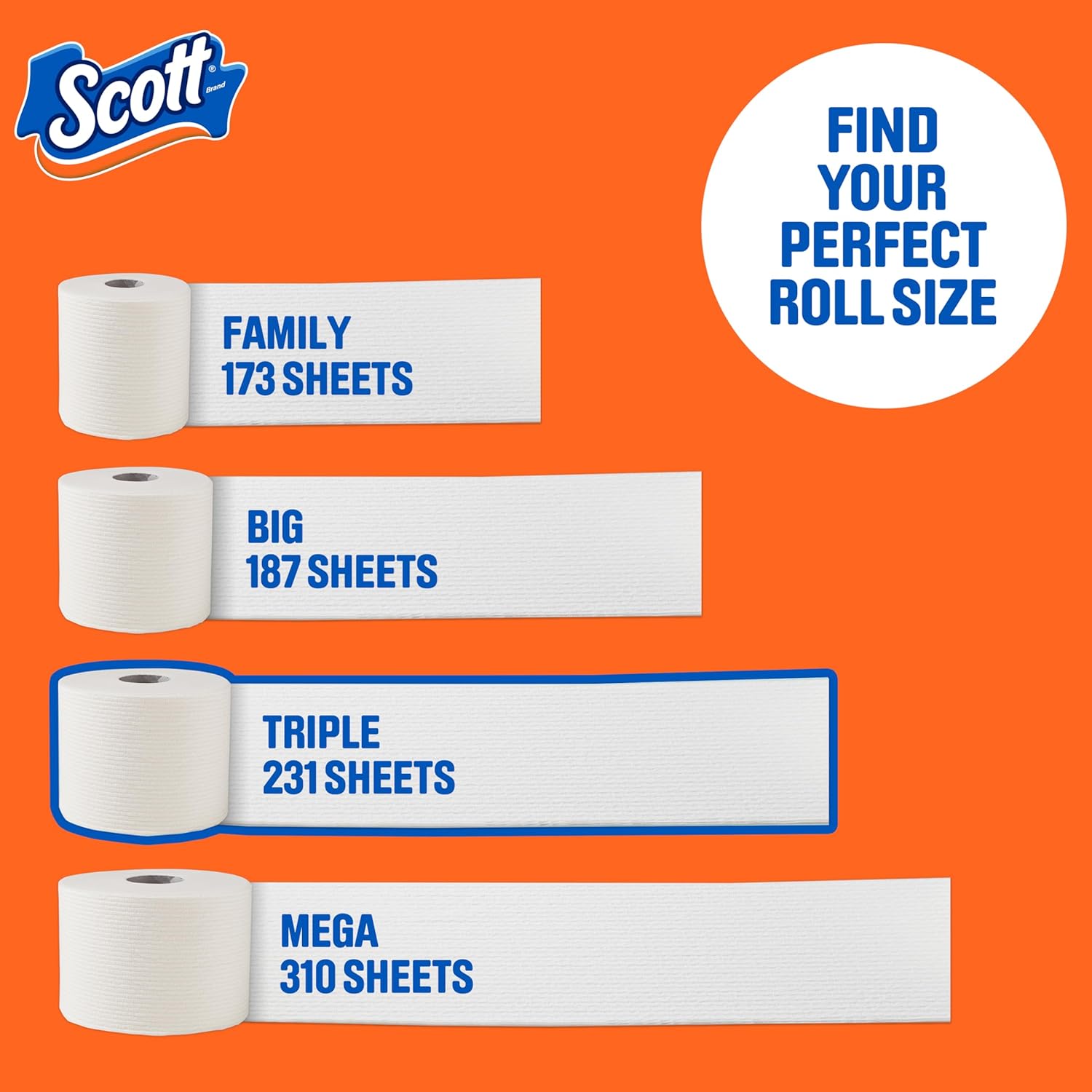 Thumbnail 6 de Scott ComfortPlus 48 double rolls toilet paper 🧻