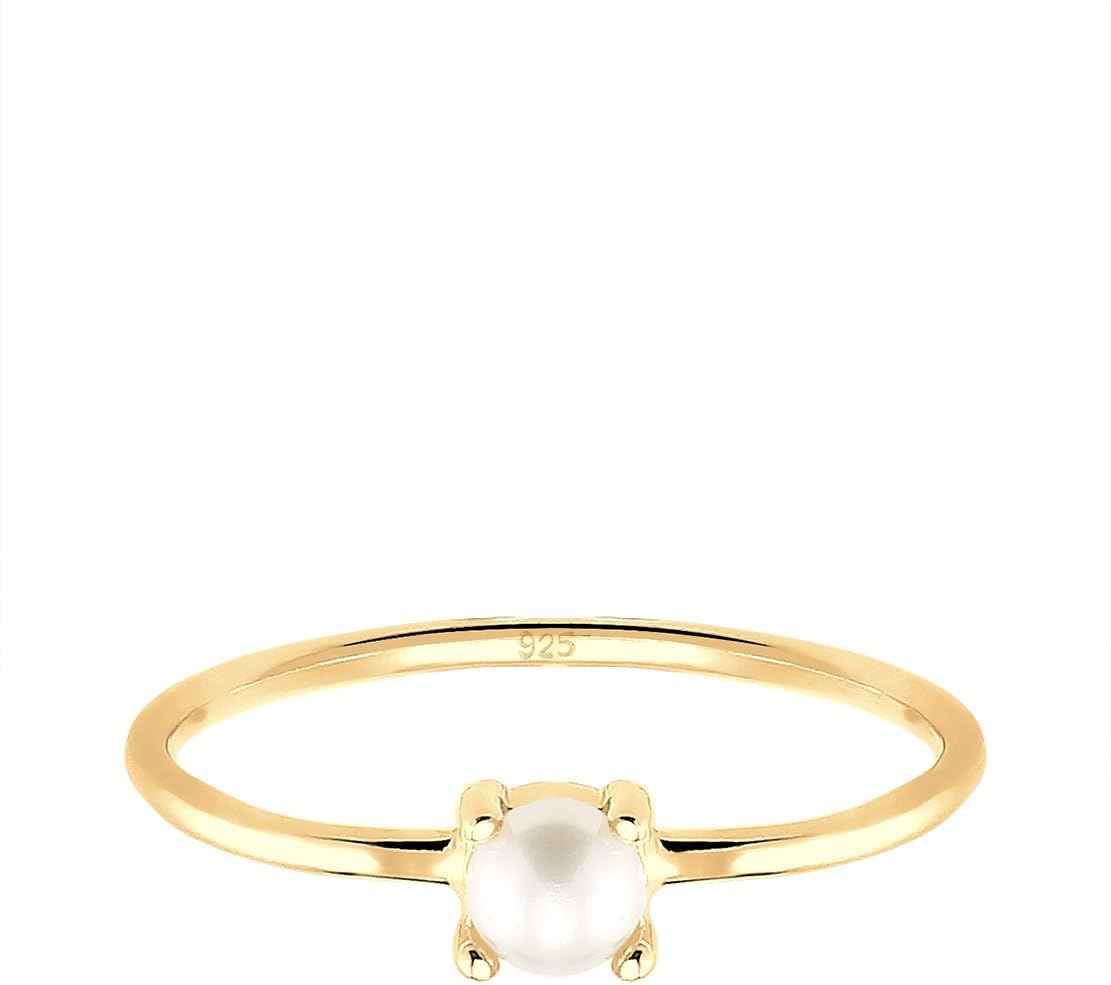 Detalle 2 de Elli Ring Süßwasserperle filigran 💍