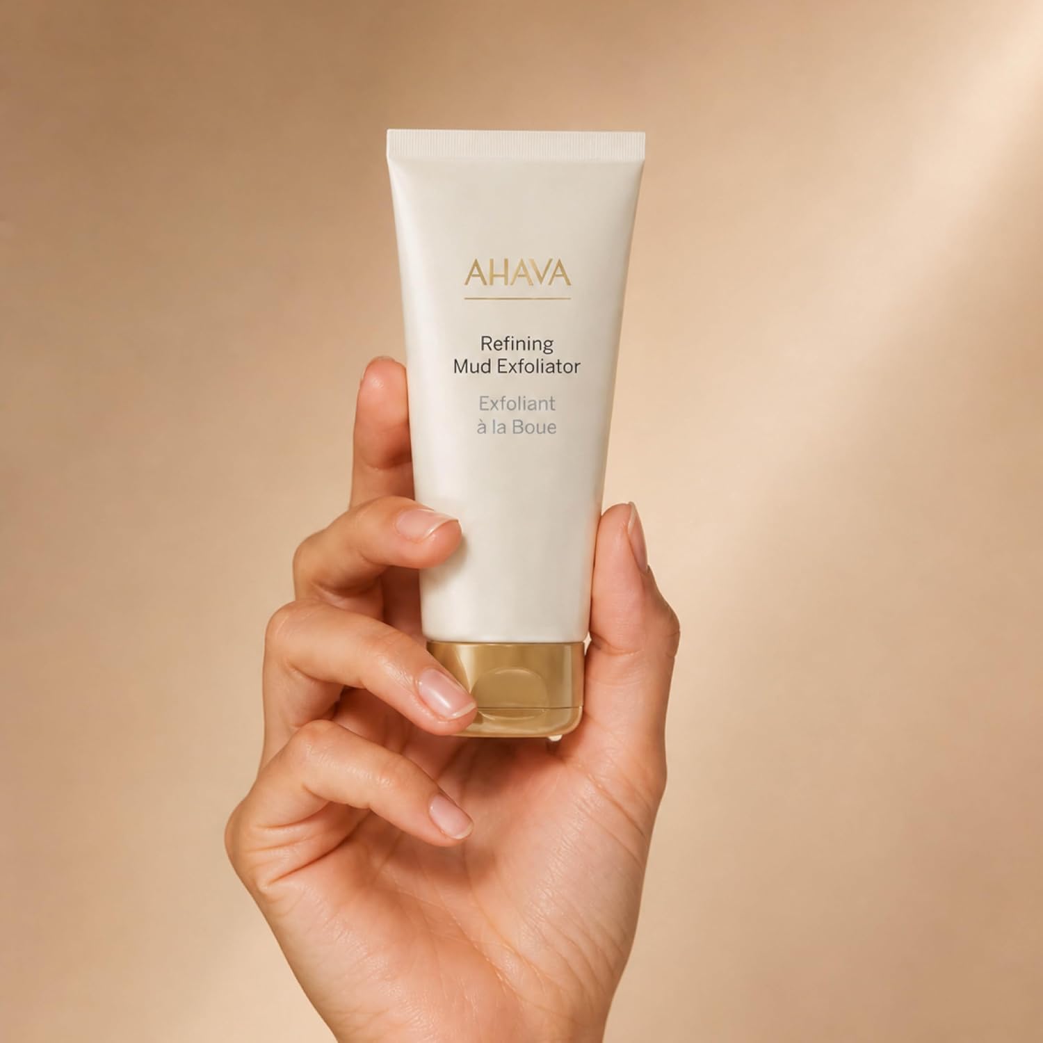 Detalle 2 de AHAVA Facial Mud Exfoliator, 100 ml – Tiefenreinigung mit Totes-Meer-Schlamm