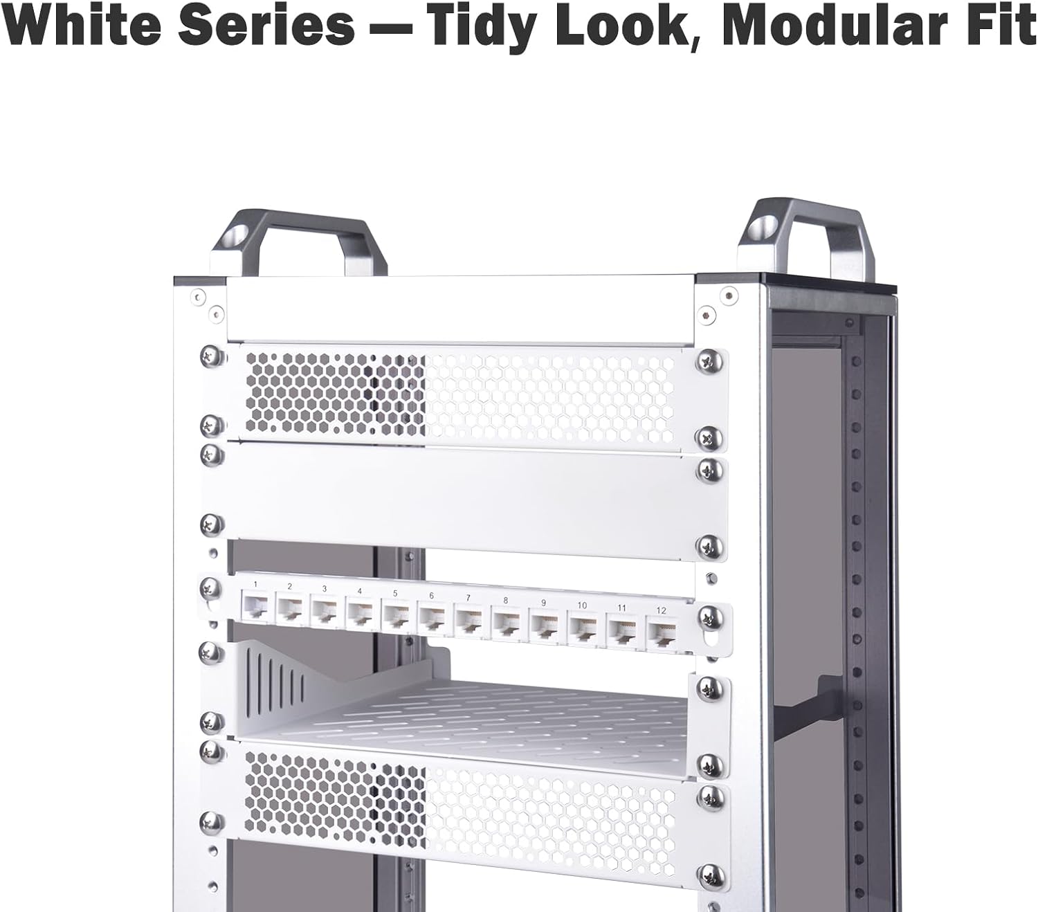 Thumbnail 3 de GeeekPi 10 inch 1U Vented Blank Panel for DeskPi RackMate and 10-inch Cabinets