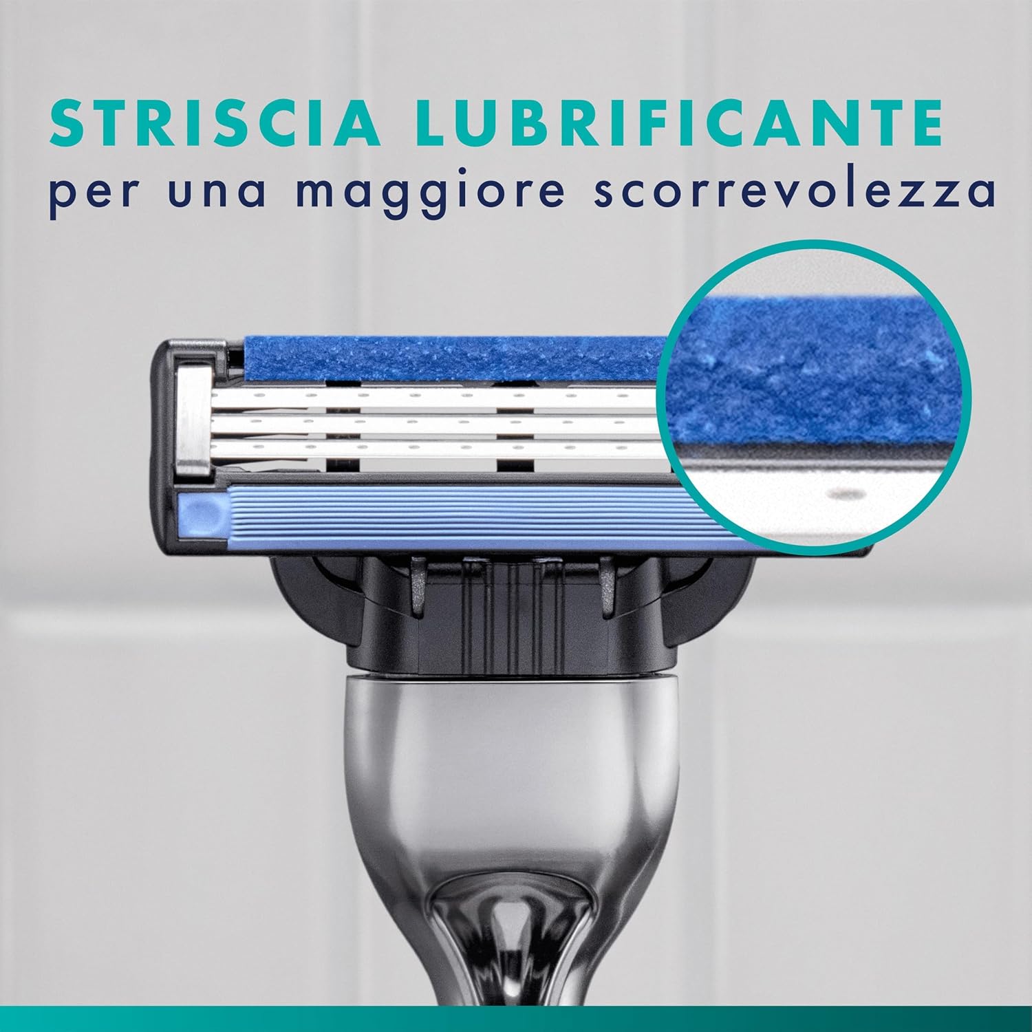 Detalle de Gillette Mach3 Base 20 lamette di ricambio per rasoio manuale
