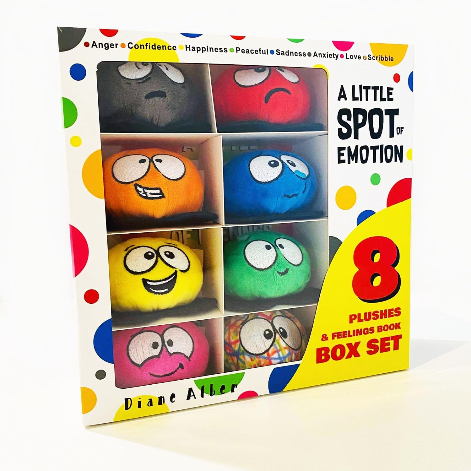Detalle de A Little SPOT of Emotion 感情の本付きぬいぐるみ8体セット