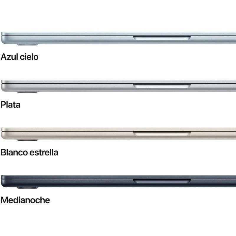 Detalle 2 de Apple MacBook Air 13" M5, 16 GB, 512 GB SSD, GPU de 10 núcleos, macOS – Plata