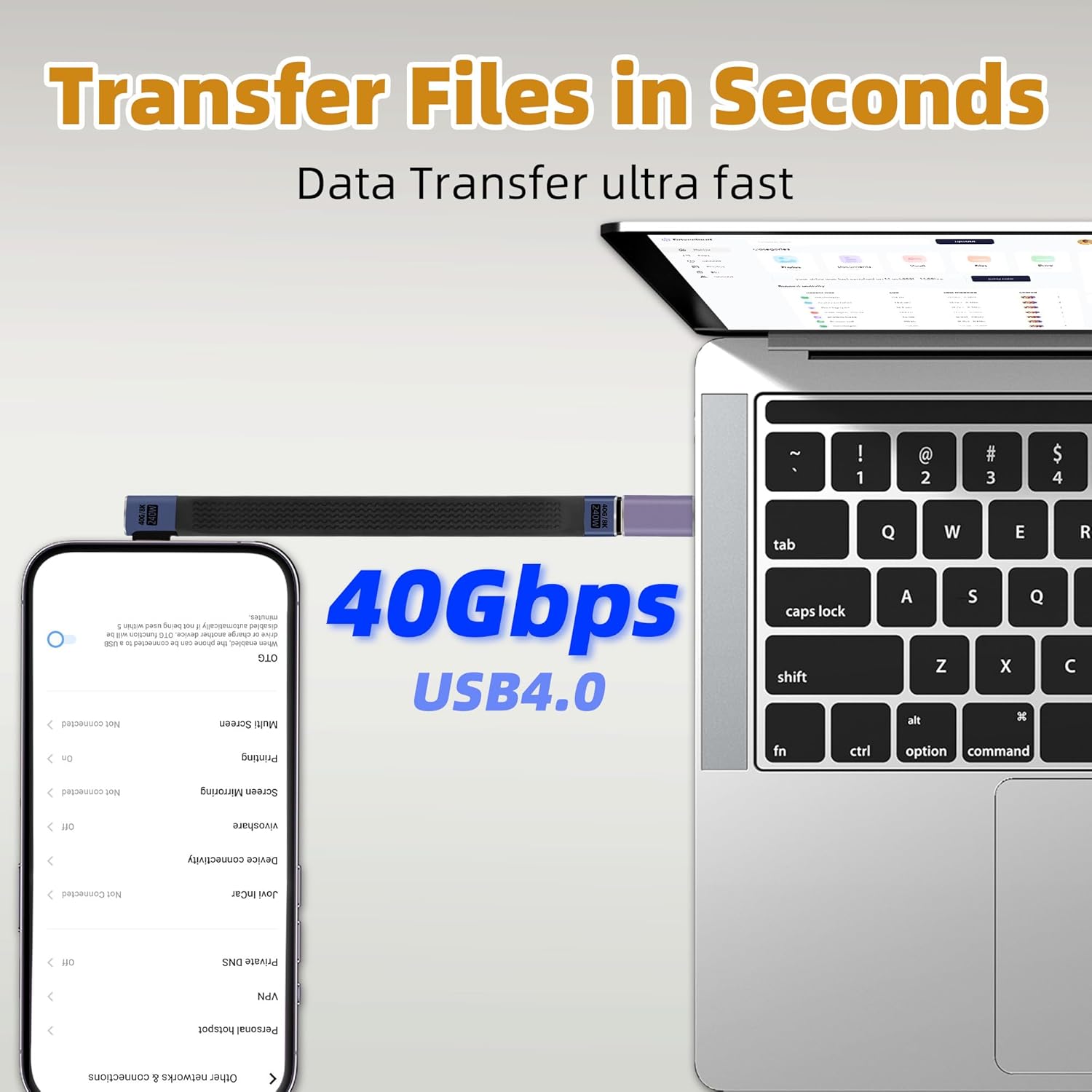 Thumbnail 1 de RIIEYOCA PD240W USB C extension cable 40Gbps