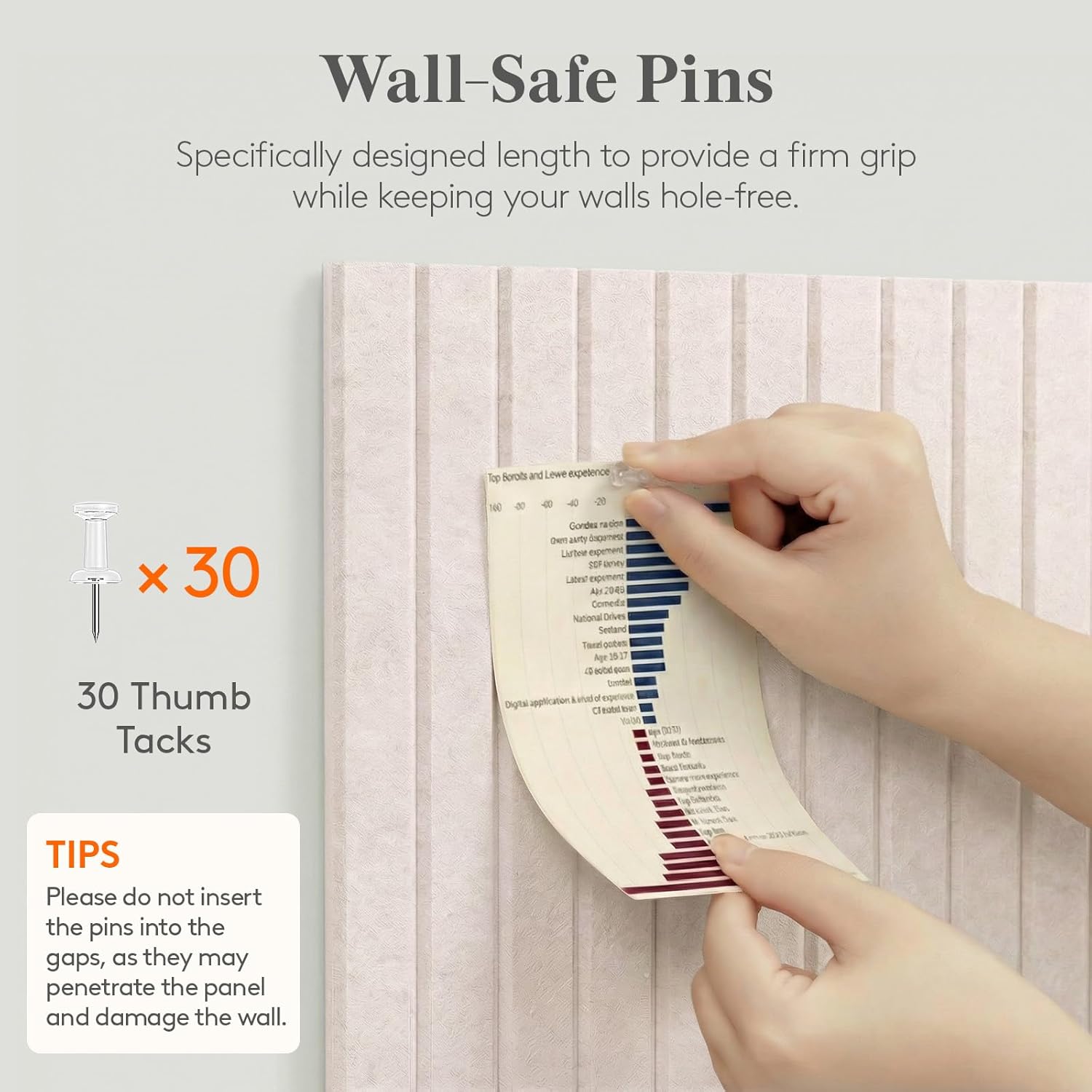 Thumbnail 2 de Lifewit Filz Pinnwand 120 x 90 cm selbstklebend (12er-Set) inkl. 50 Pinnnadeln – beige Vision Board