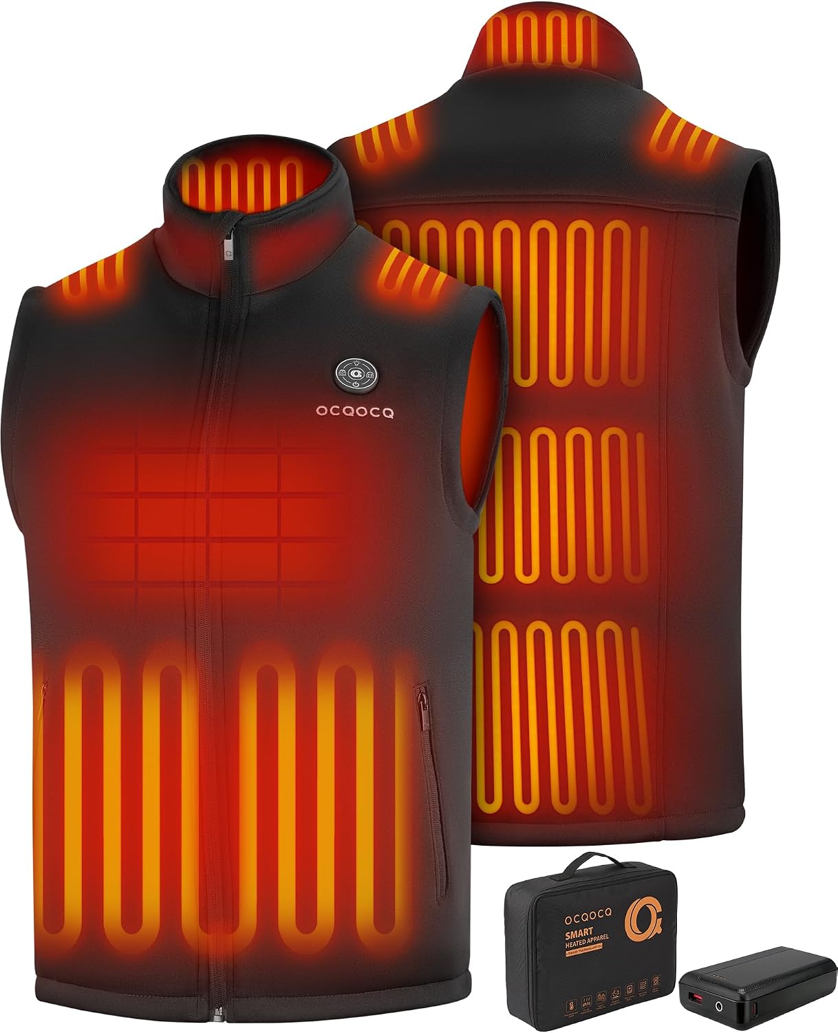 Detalle de Men's Heated Fleece Vest 16,000mAh