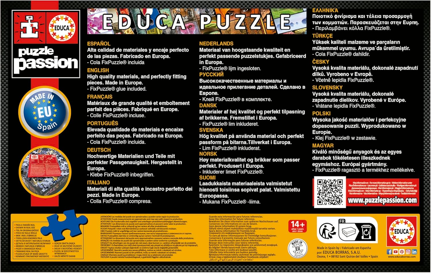 Thumbnail 6 de Puzzle Educa 1000 pièces pour adultes « Mission astéroïde » (68 × 48 cm)