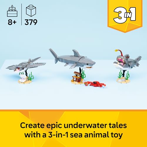 Thumbnail 1 de LEGO Creator 3in1 Fierce Shark with a Treasure Chest (31381)