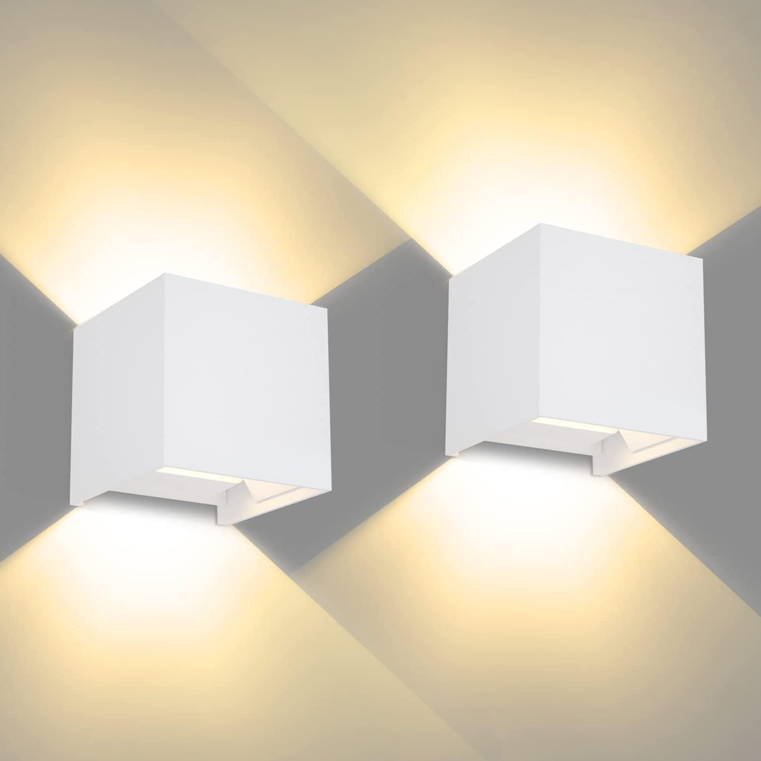 Detalle de CHENBEN Lampara de Pared Exterior 12W 3000K
