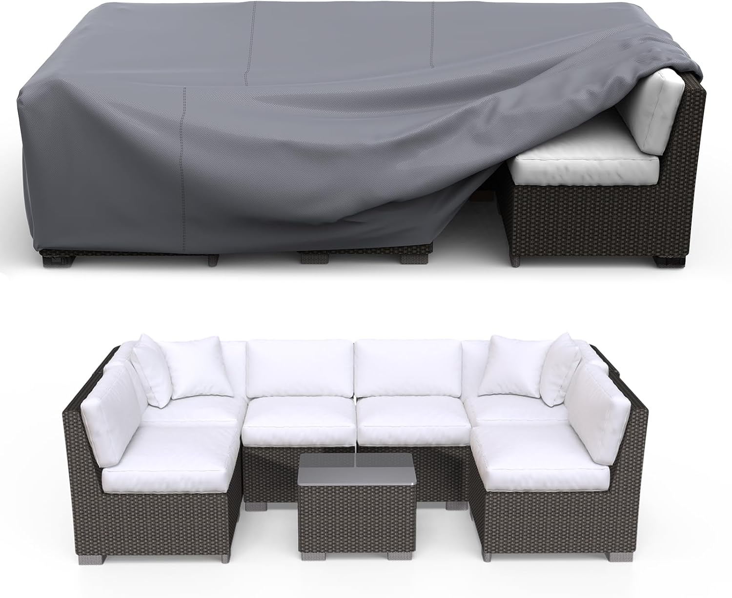 Detalle de BROSYDA Patio Furniture Cover 78"L × 62"W × 30"H