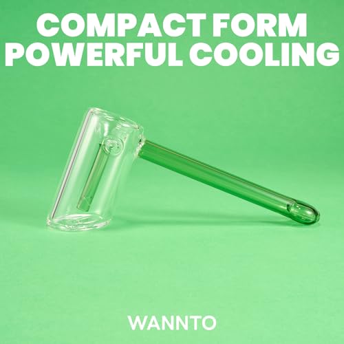Thumbnail 3 de WANNTO Hammer Mini Bong – 15.5cm Borosilicate Glass Water Pipe