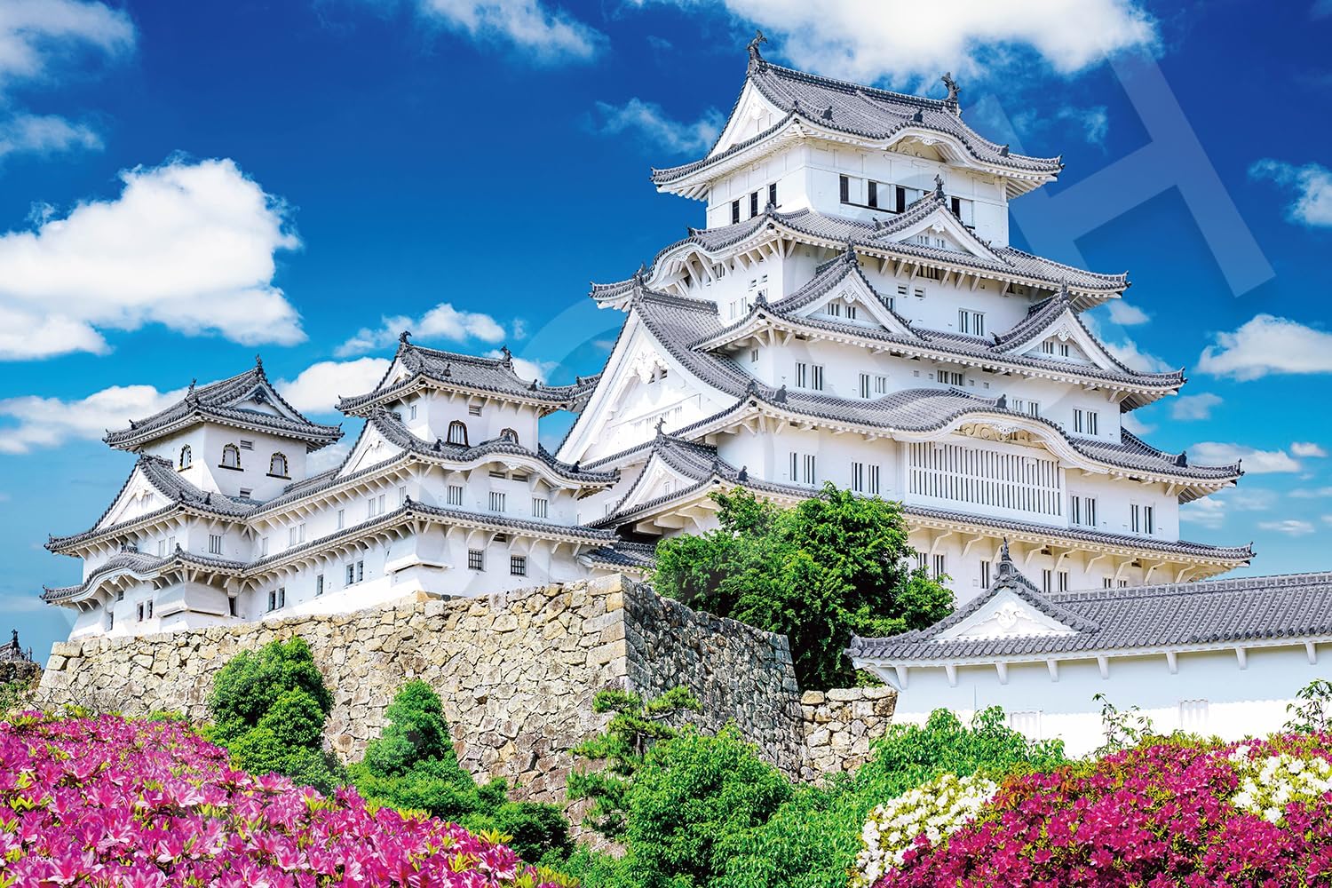 Thumbnail 5 de エポック社 09-029s 日本風景 ひまわりの里 1000ピースジグソーパズル 50×75cm