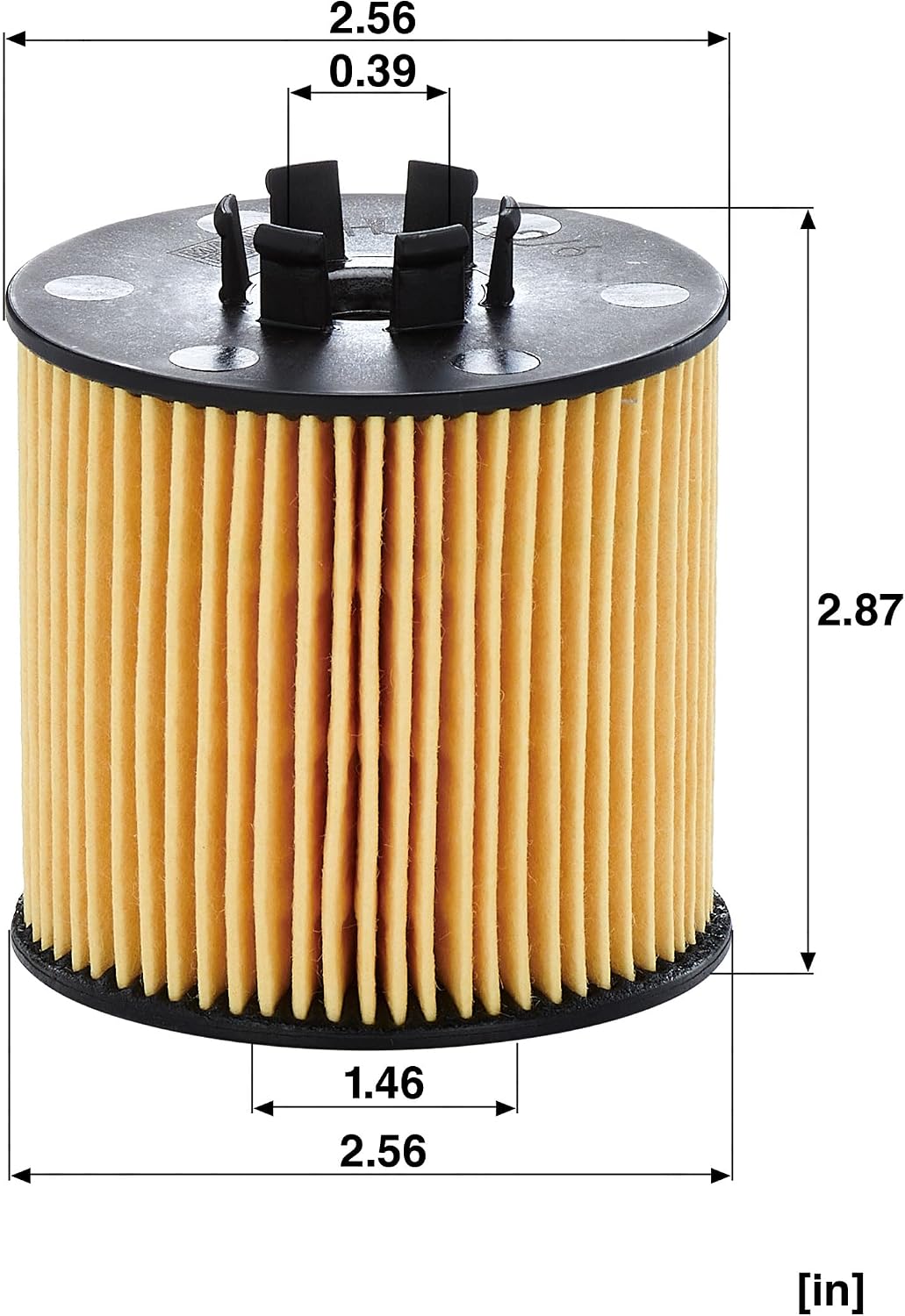 Detalle 1 de MANN-FILTER HU 712/6 Filtre à huile