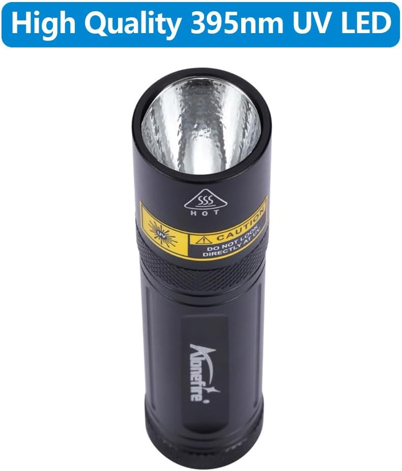 Thumbnail 1 de Alonefire SV77 395nm UV Torch – 10W USB-C Rechargeable Black Light
