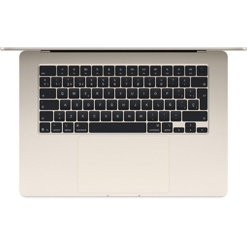 Detalle 2 de Apple MacBook Air 15,3" con M5, 16 GB, 512 GB SSD y GPU de 10 núcleos – Blanco Estrella