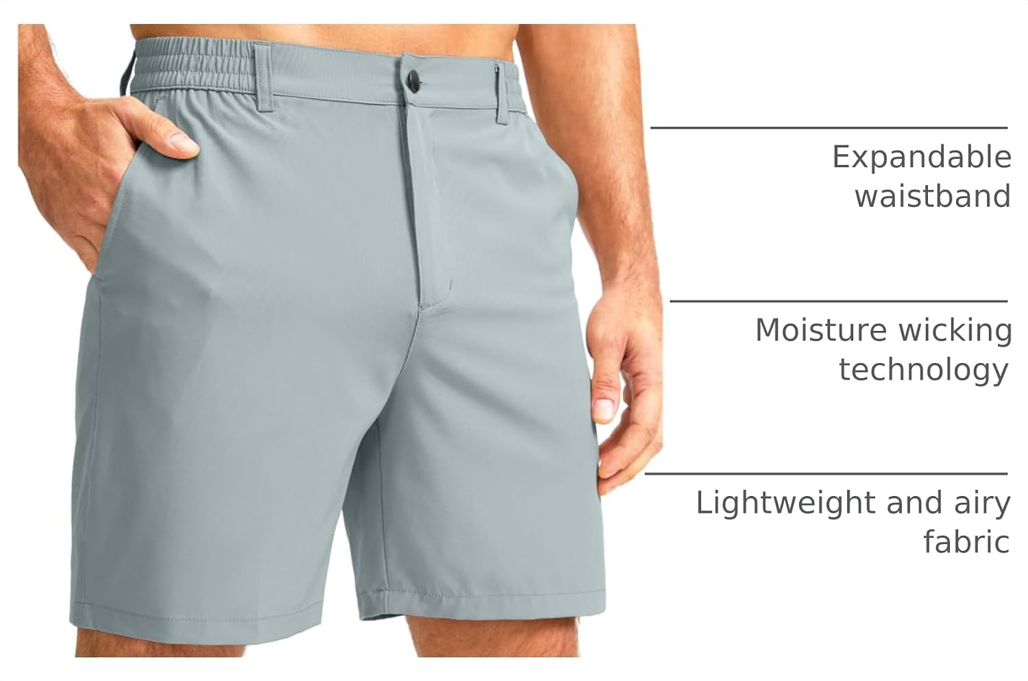 Detalle 2 de Men's Golf Shorts 7-inch Inseam