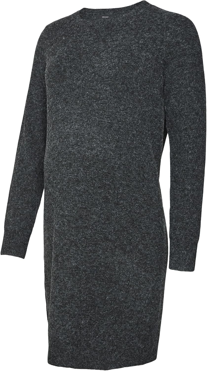 Thumbnail 6 de VERO MODA Strickkleid VMDOFFY mit Rundhalsausschnitt – kurzes Kleid aus recyceltem Polyester