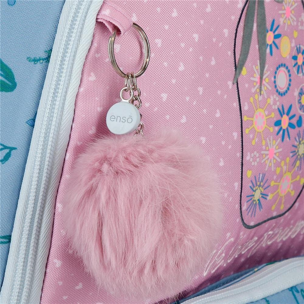Thumbnail 10 de Enso We Love Flowers Mochila Preescolar Rosa 🌸 25x32x12 cm