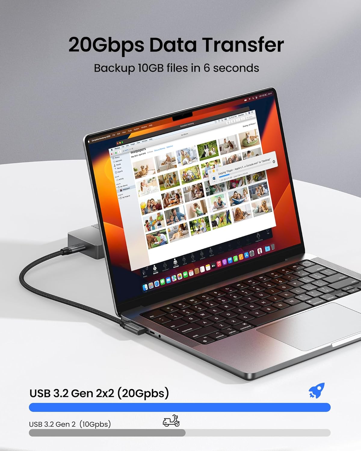 Thumbnail 4 de Silkland USB C Monitor Cable 5FT