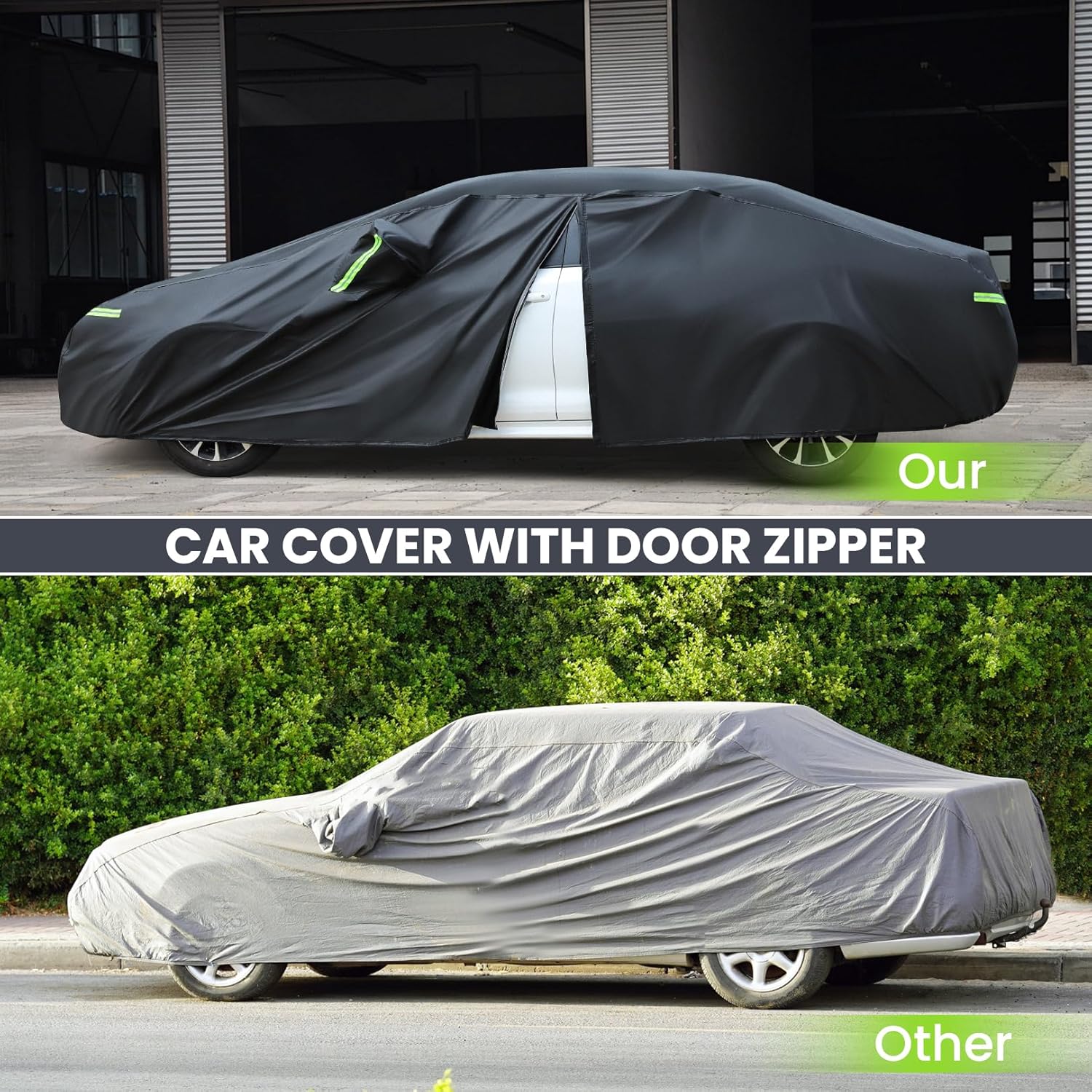 Detalle de Sailnovo Sedan Car Cover 178–185 in Waterproof