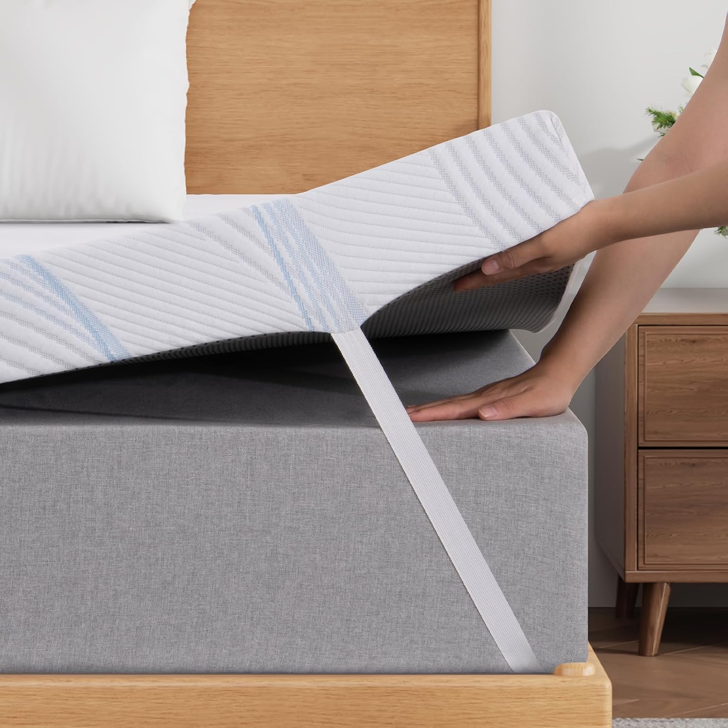 Detalle de Sleremind memory foam topper 7cm king size