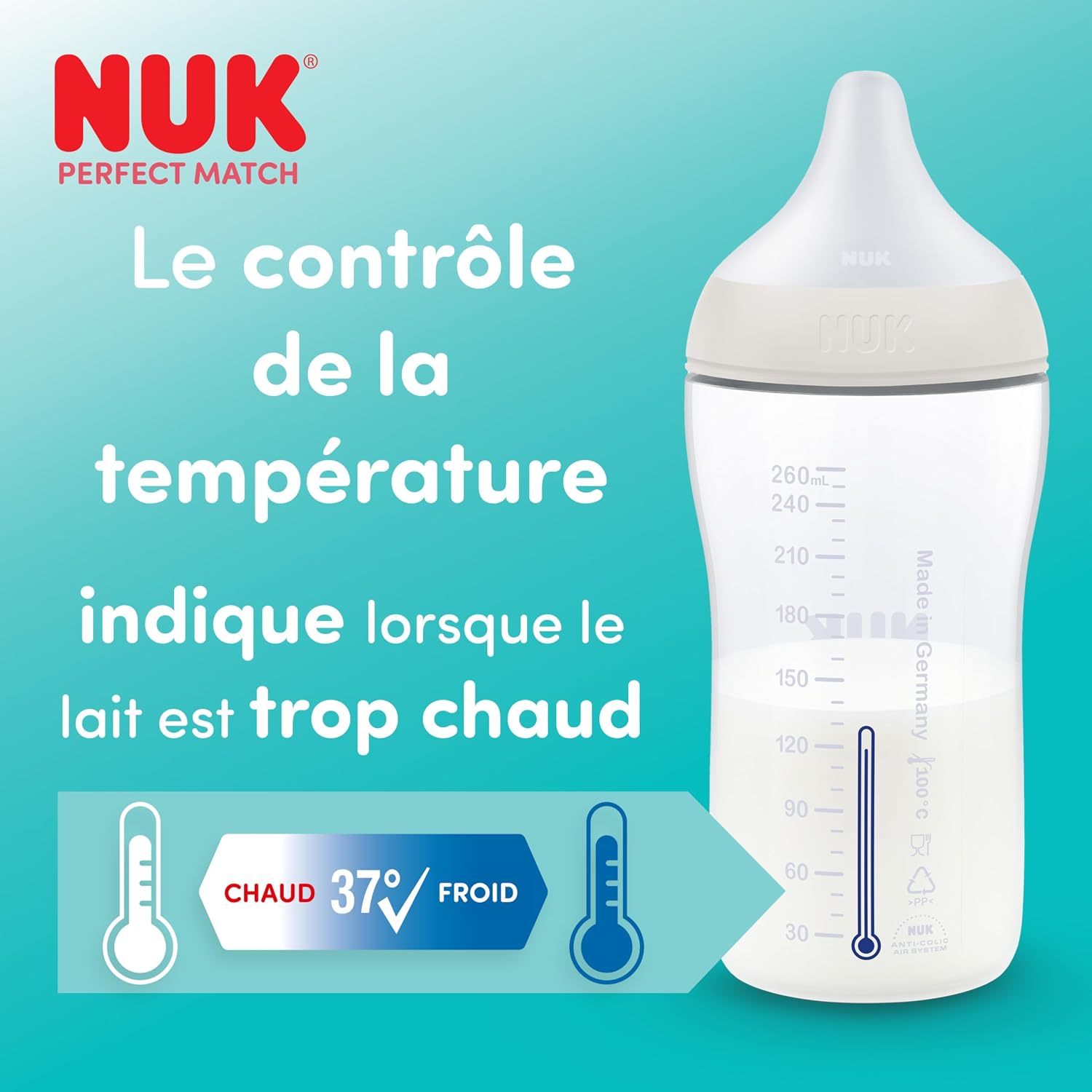 Thumbnail 6 de NUK Perfect Match Ensemble biberons 4 pièces