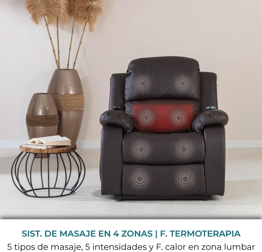 Thumbnail 5 de ZZ DON DESCANSO Sillón Relax Eléctrico Trevi Choco 💺