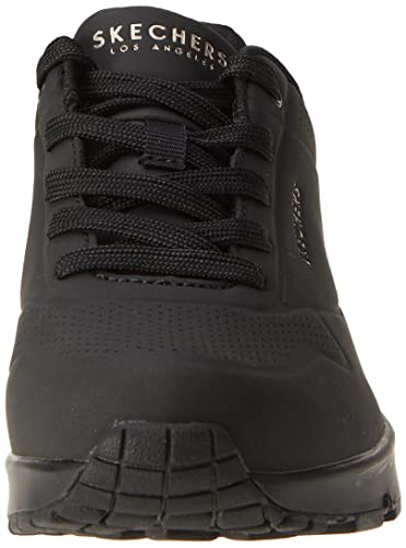 Thumbnail 1 de Skechers Damen Uno Stand On Air Weit Trainers – Schwarz, Durabuck Mesh, EU 38,5