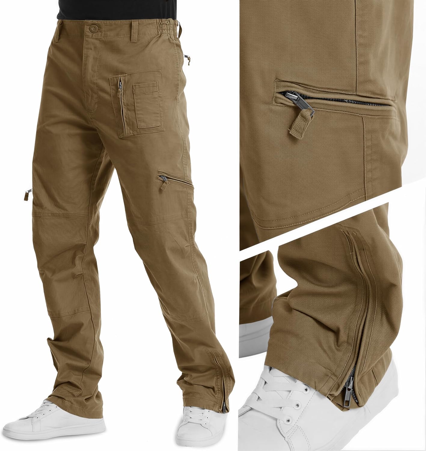 Detalle 2 de Cargo combat trousers with 9 pockets