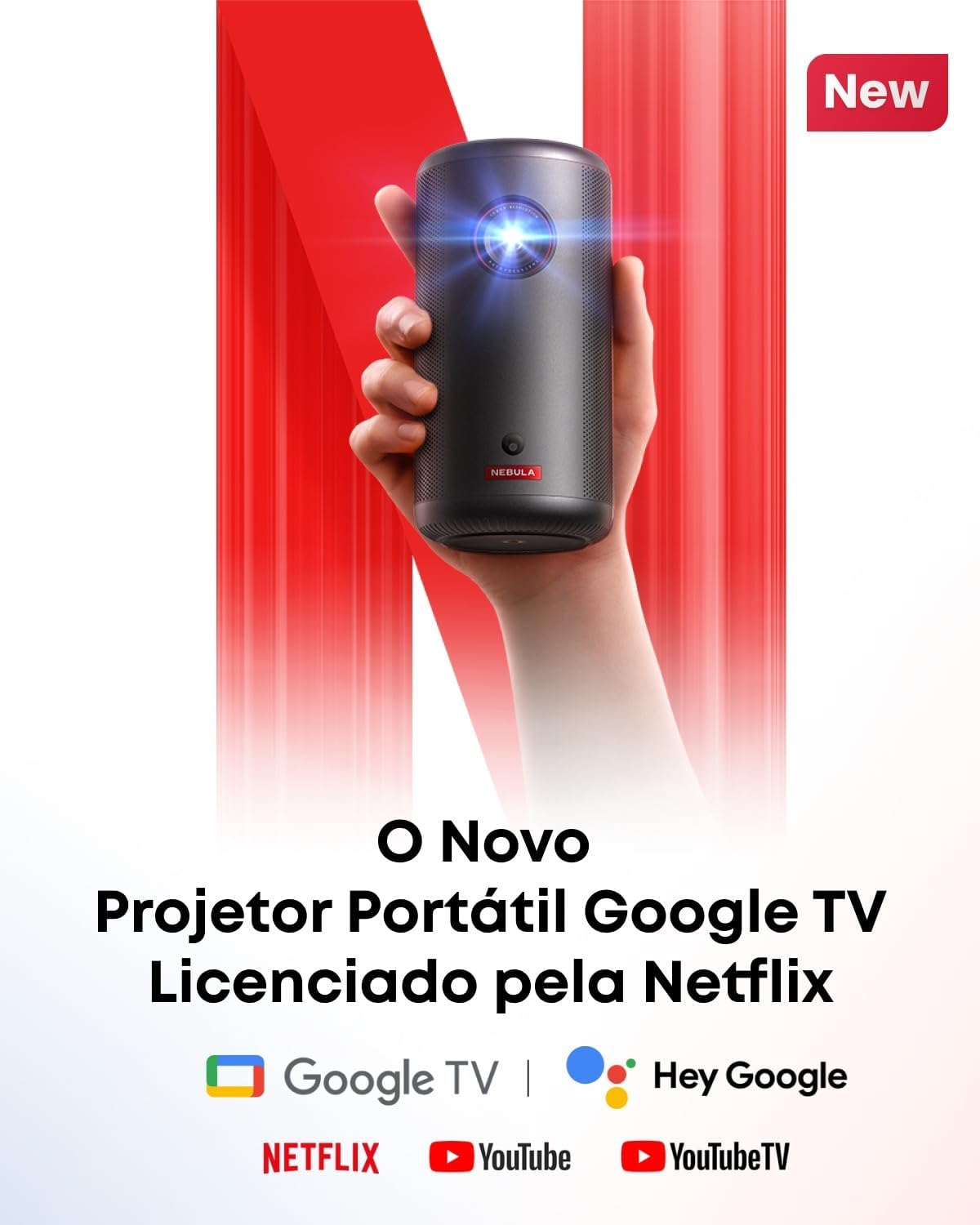 Thumbnail 1 de Nebula Capsule 3: Proyector portátil 1080p con Wi-Fi 📽