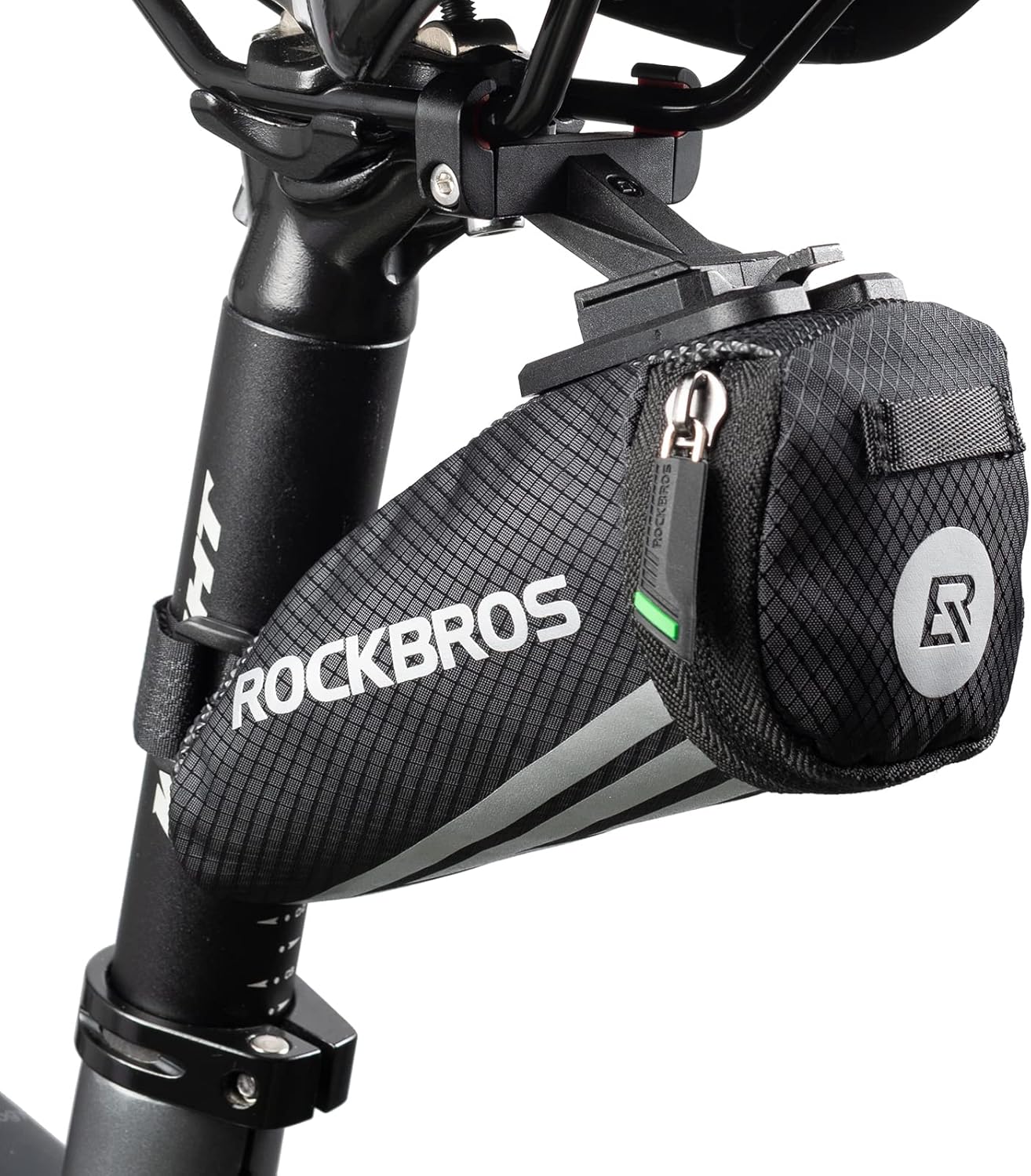 Thumbnail 6 de ROCKBROS Borsa da sella per bici piccola con strisce riflettenti