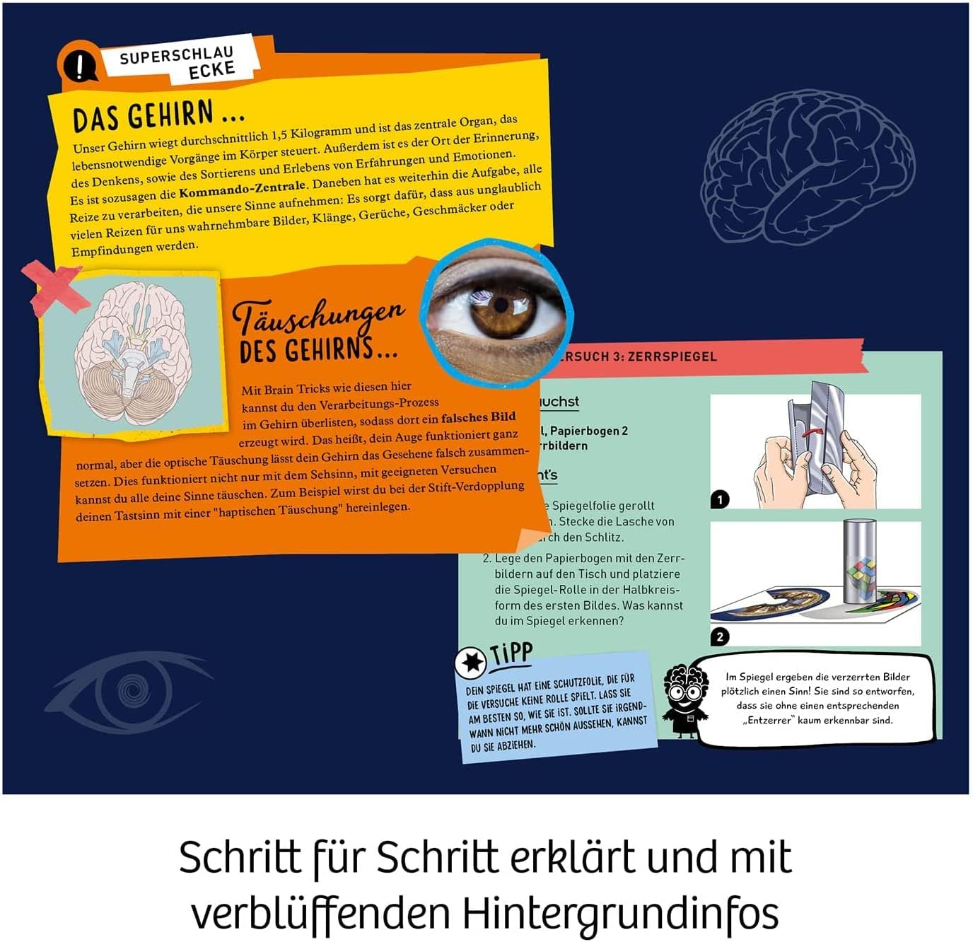 Thumbnail 4 de KOSMOS 654252 Brain Tricks Experimentier-Set 8â12 đ§Ș