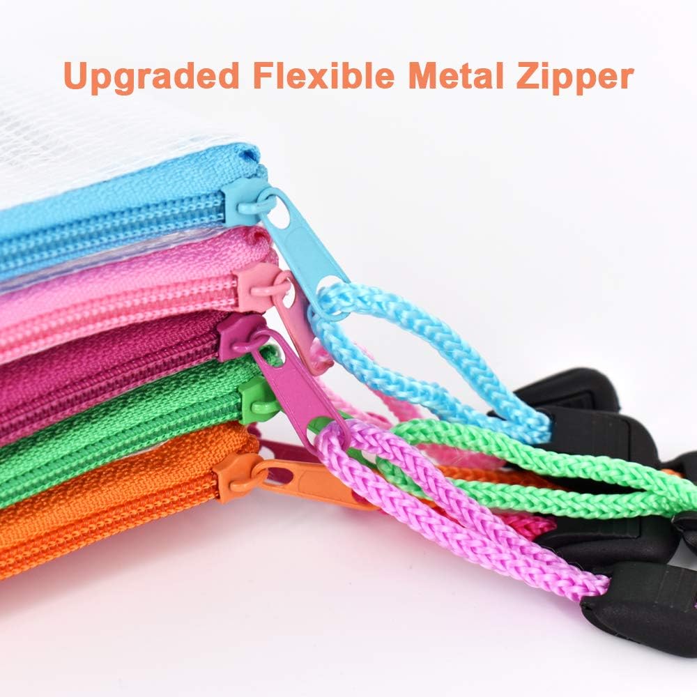 Thumbnail 2 de A6 Mesh Pencil Pouch 20 pcs clear organiser ✏️